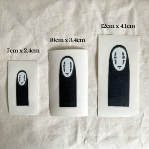 No Face Decal Measurements
