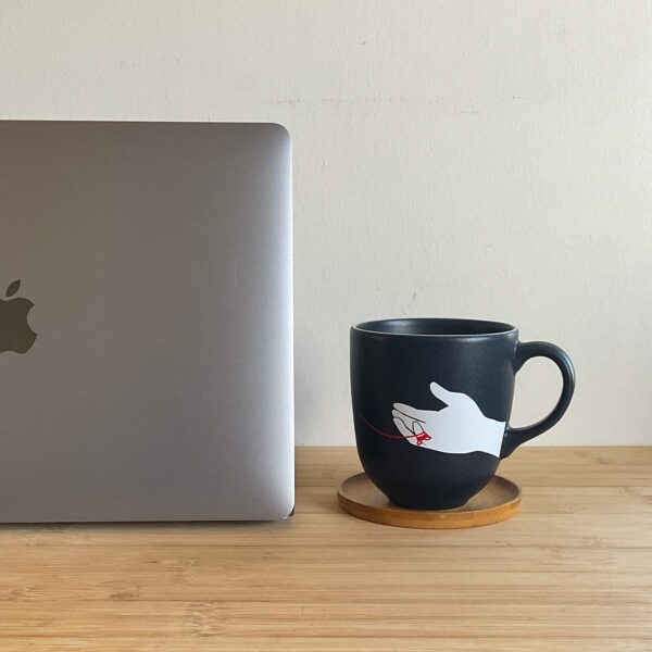 red string of fate set of 2 mugs