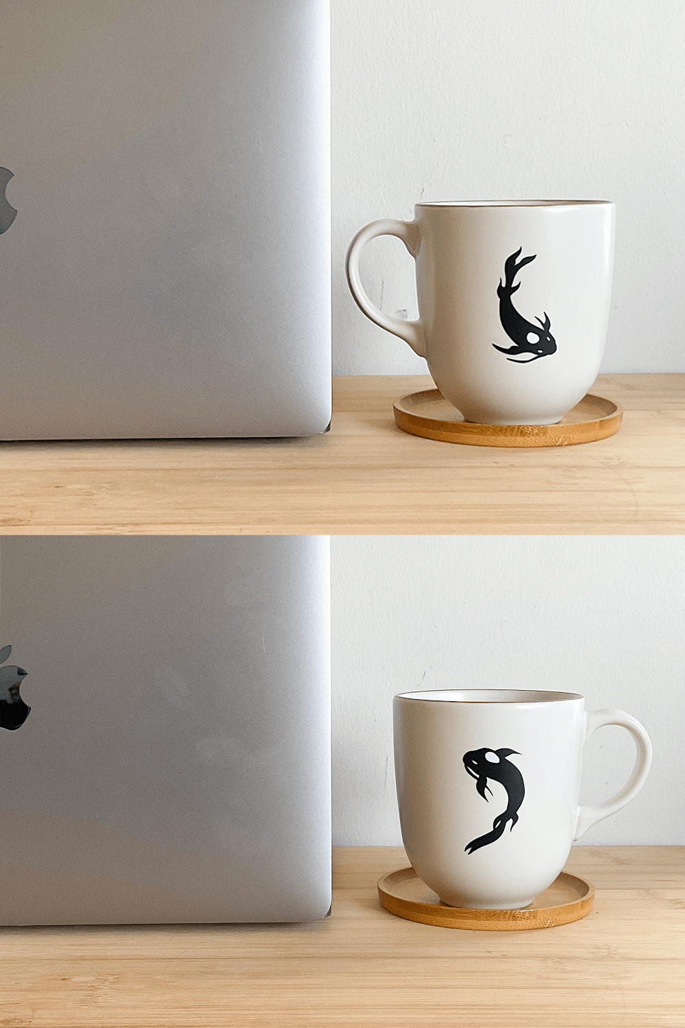 tui and la set of 2 mugs
