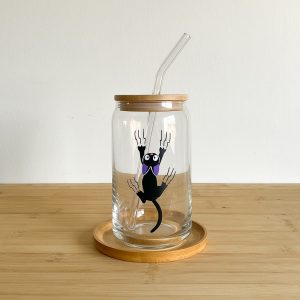 falling jiji can glass