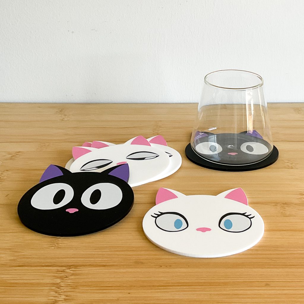 jiji and lily coasters